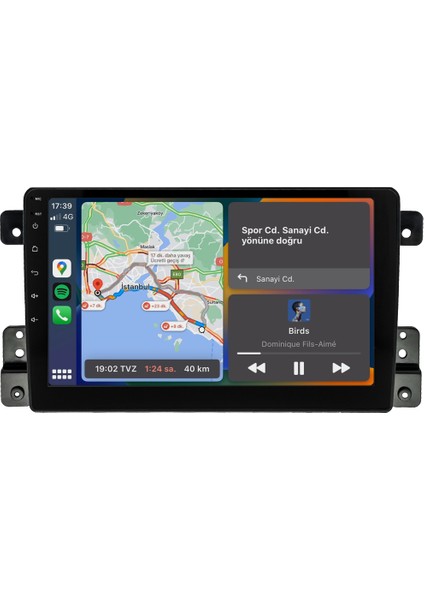 Suzuki Vitara (2006-2012) Android 14 Multimedya Carplay 10 Inch 4 GB Ram / 64 GB Hafıza CRV-4510XR