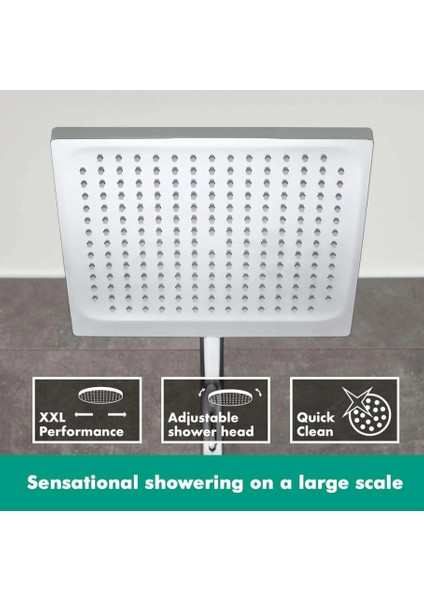 Crometta E 240 Termostatik Banyo Bataryalı Duş Kolonu 27281000