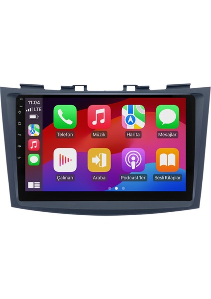 Suzuki Swift (2011-2016) Android 14 Multimedya Carplay 10 Inch 4 GB Ram / 64 GB Hafıza CRV-4512XR