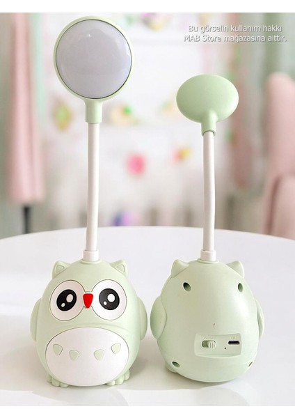 Sevimli Baykuş Tasarımlı USB Şarjlı LED Masa Lambası - Okula Dönüş Hediyesi, Dekoratif Gece Lambası fiyatları