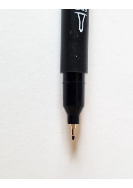 12 Renk Çift Taraflı Fırça ve Iğne Uçlu Dual Tip Brush Grip Fineliner Çift Uçlu Kalem