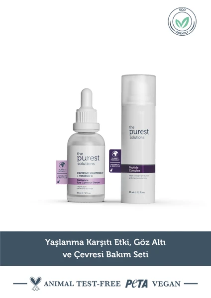 The Purest Solutions  & Nemlendirici ve Göz Çevresi (Morluk&Torbalanma)Yoğun Bakım Seti TPS115