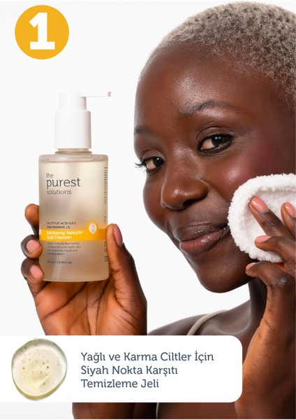 The Purest Solutions Sebum Dengeleme Etkili Cilt Temizleme Seti