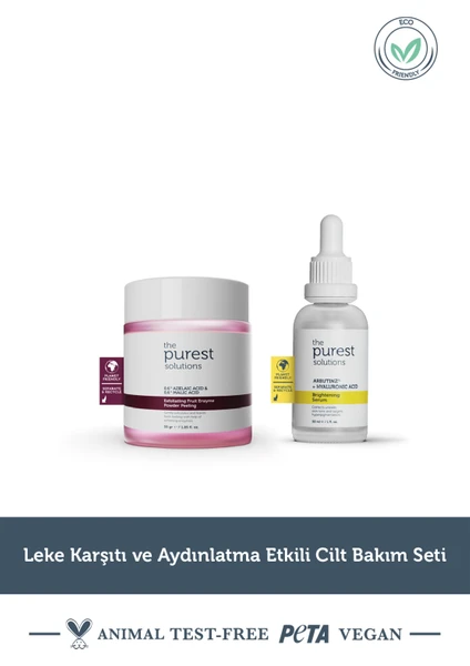 The Purest Solutions Leke Karşıtı ve Aydınlatma Etkili Cilt Bakım Seti