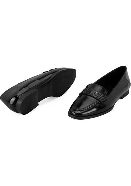 Lyric Siyah Kadın Deri Günlük Ayakkabı indirimleri