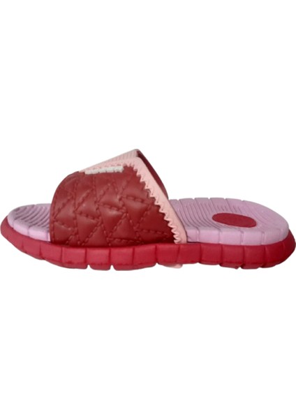 Kız Çocuk Pembe Kırmızı Çift Taban Ultra Hafif Günlük Şık Terlik GEEZR97-06 modelleri
