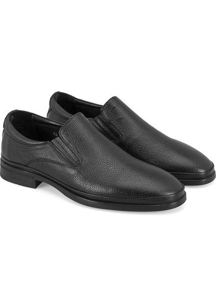 Skylar Siyah Erkek Deri Günlük Ayakkabı