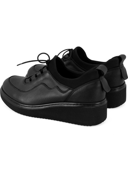 Hayley Siyah Kadın Deri Günlük Ayakkabı indirimleri