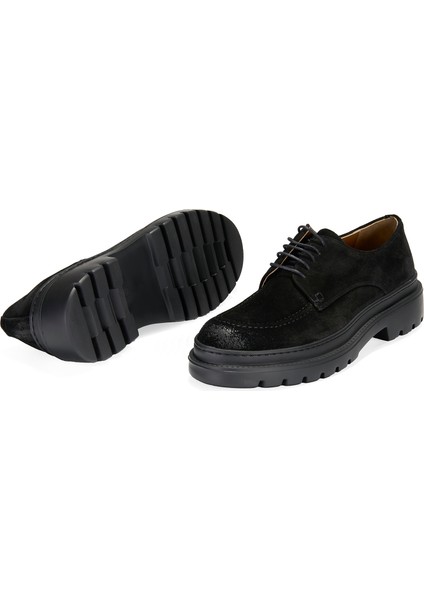 Fabian Siyah Erkek Süet Deri Günlük Ayakkabı indirimleri