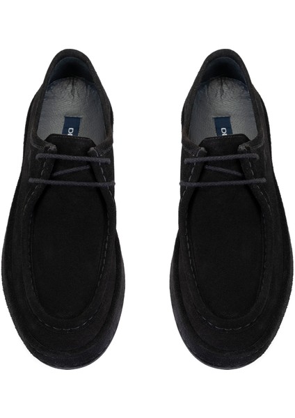 Hector Siyah Erkek Süet Deri Günlük Ayakkabı fırsatları