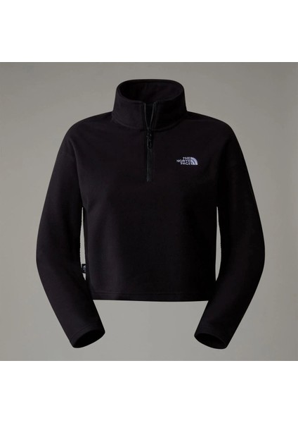 W 100 Glacier Cropped 1/4 Zip Kadın Polar NF0A855N4H01