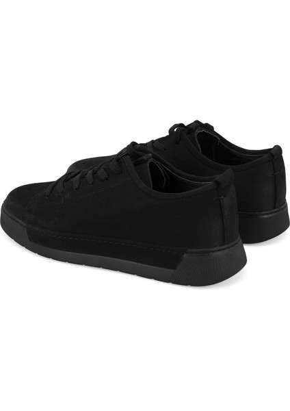 Estevan Siyah Erkek Nubuk Deri Günlük Ayakkabı fırsatları