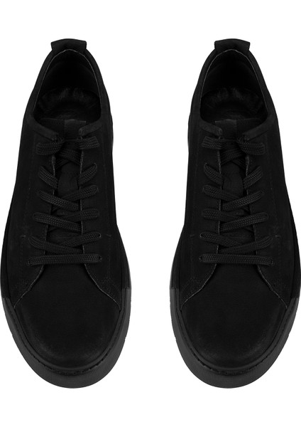 Estevan Siyah Erkek Nubuk Deri Günlük Ayakkabı indirimleri