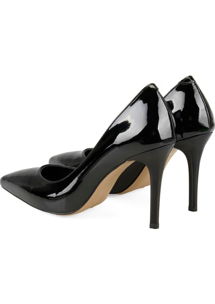 Tamara Siyah Kadın Topuklu Deri Stiletto fırsatları