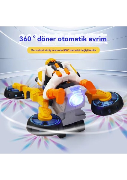 Elektrik Saçmalık Değiştirilebilir Motosiklet Çocukların Oyuncağı Işık Müzik Değiştirilebilir Oyuncak Arabası (Yurt Dışından)