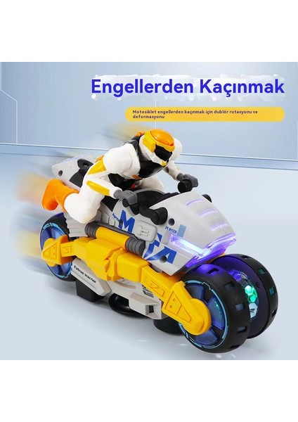 Elektrik Saçmalık Değiştirilebilir Motosiklet Çocukların Oyuncağı Işık Müzik Değiştirilebilir Oyuncak Arabası (Yurt Dışından)