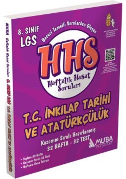 8. Sınıf LGS T.C. İnkılap Tarihi ve Atatürkçülük HHS Haftalık Hasat Soruları