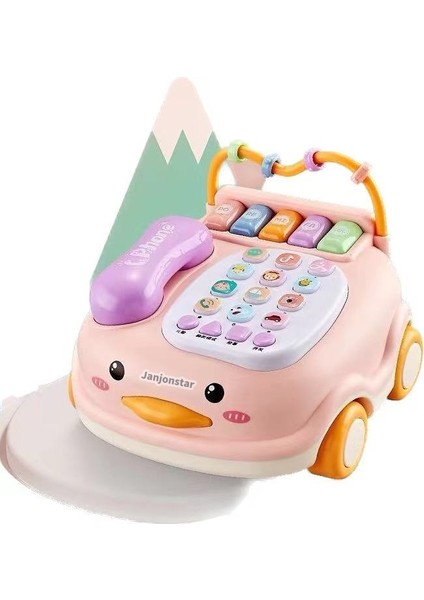 Çocukların Oyuncak Simülasyonu Telefon Aracı Çizgisi, Bebek ve Çocuk Bulmaca Öğrenme Makinesi, Çoğu Çalışma Ilk Eğitim Oyuncağı Masası Makinesi (Yurt Dışından)