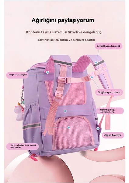 2024 Çocuklar ve Kızlar Için Yeni Primary School Arka Paketi, 1-3. Sınıf Için Suyu Sağlamayan Arka Paketi (Yurt Dışından) modelleri
