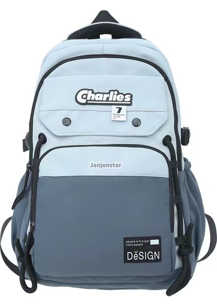 2024 Yeni Ortaokul Öğrencisi Okul Çantası Kadın Eğlence Sırt Çantası Üniversite Öğrencisi Bilgisayar Sırt Çantası (Yurt Dışından)