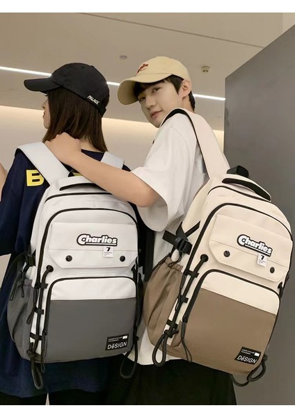 2024 Yeni Ortaokul Öğrencisi Okul Çantası Kadın Eğlence Sırt Çantası Üniversite Öğrencisi Bilgisayar Sırt Çantası (Yurt Dışından) fiyatları