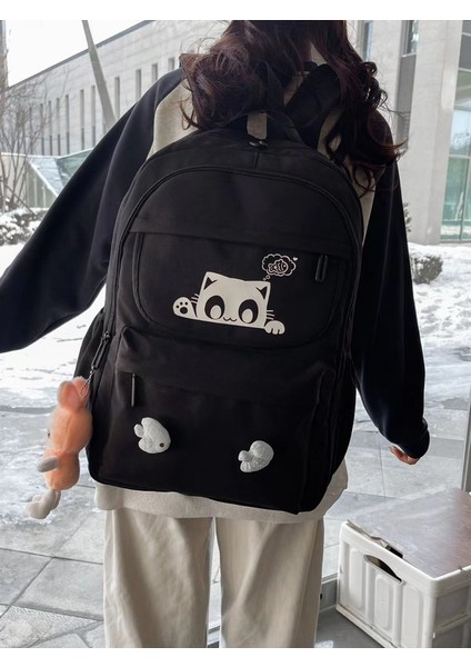 2024 Yeni Ortaokul Öğrencisi Okul Çantası Kadın Eğlence Sırt Çantası Üniversite Öğrencisi Bilgisayar Sırt Çantası (Yurt Dışından) indirimleri