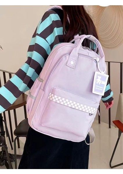 2024 Yeni Ortaokul Öğrencisi Okul Çantası Kadın Eğlence Sırt Çantası Üniversite Öğrencisi Bilgisayar Sırt Çantası (Yurt Dışından) indirimleri