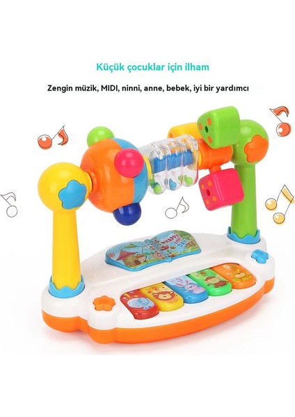 Bulmaca Müzik Krallığı Piyano Oyuncak Işık Erken Eğitim Şarkı Hikayesi ile Çok Fonksiyonlu (Yurt Dışından) fırsatları