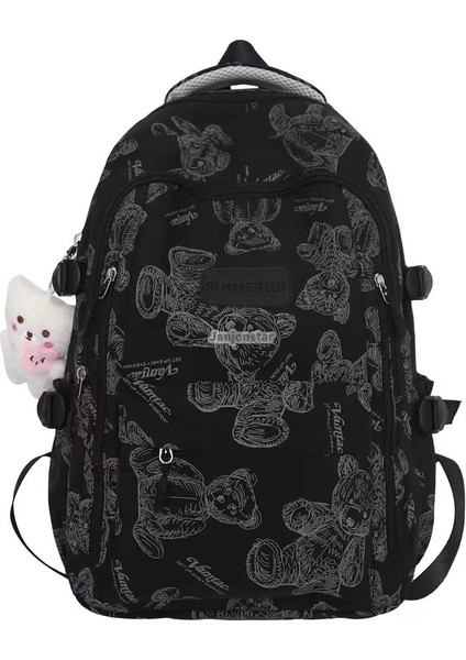 Kadınlar Için Çantası, Erkekler Için Büyük Kapasitet, Lise, Orta Okul, Lise Öğrencileri, Siyah Üniversite Öğrencisi, Erkek Çantası (Yurt Dışından)