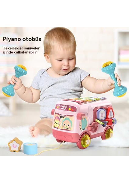 Bebek Erken Eğitim Yapı Taşları Müzisyen Vurma Qin Kamyon Oyuncaklar 1-3 Yaşındaki Çocuk Araba Otobüs Çekme Oyuncak Araba (Yurt Dışından) modelleri