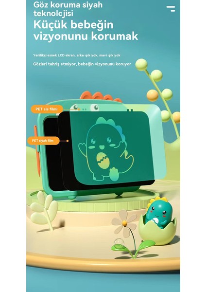 Çocuk Dinozor Çizim Tahtası LCD Yazı Tahtası Karikatür LCD Çizim Tahtası Renkli Grafiti Kurulu Renkli LCD El Yazısı Tahtası (Yurt Dışından) fırsatları