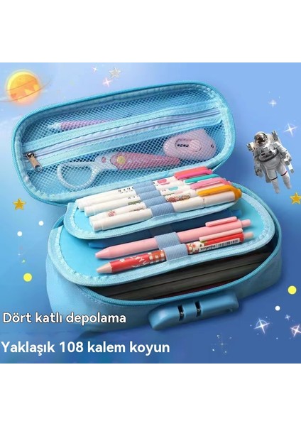 Kız ve Erkek Ilkokul Öğrencileri Için Büyük Kapasiteli Kalem Kutusu ve Kalem Kutusu (Yurt Dışından)