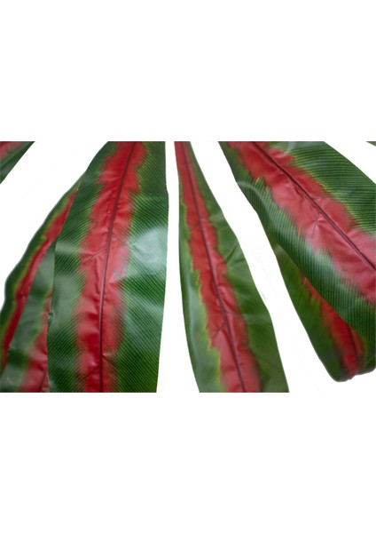 Yapay Yeşillik Aglaonema Bitkisi Yeşil Kırmızı 70 cm