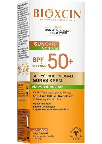 Sun Care Düzensiz Ciltler Için Spf 50 Güneş Kremi 150 ml