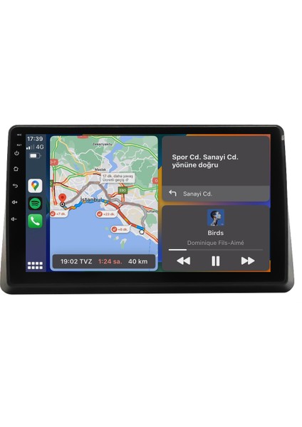 Renault Master (2020-2024) Android 14 Multimedya Carplay 9 Inch 4 GB Ram / 64 GB Hafıza CRV-4609XR