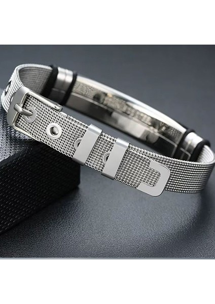 Kişiye Özel Isimli Kararmaz Çelik Bileklik / Söz, Tarih, Takım Logo, Şarkı Vs. Baskılı fiyatları