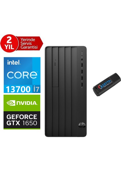 290 Pro G9 Intel Core I7 13700 8gb 4tb SSD 4GB/GTX1650 WINDOWS11HOME Masaüstü Blgisayar 3624A8ET25+ZETTAUSBBELLEK