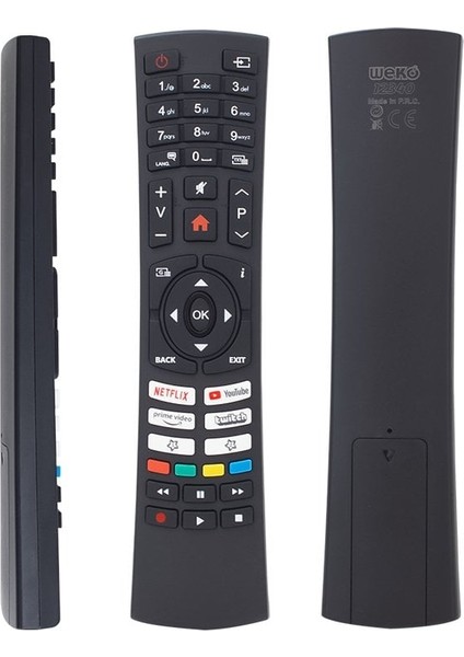 Netflix-Youtube-Prime Video-Twitch Tuşlu Lcd-Led Tv Kumanda