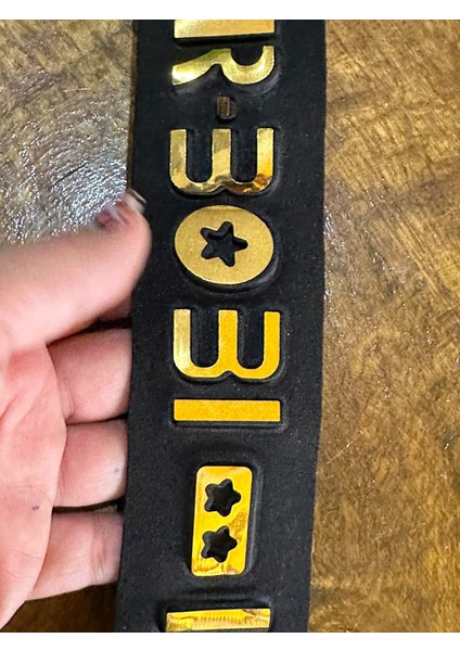 Kabarma Varaklı Yazılı Dekoratif Şerit Dikiş Aksesuarı En 5 cm modelleri