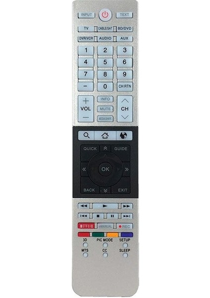 RM-L1328 Netflix Tuşlu LCD Tv Kumandası