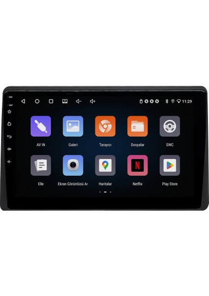 Renault Express (2021-2024) Android 14 Multimedya Carplay 10 Inch 4 GB Ram / 64 GB Hafıza CRV-4610XR