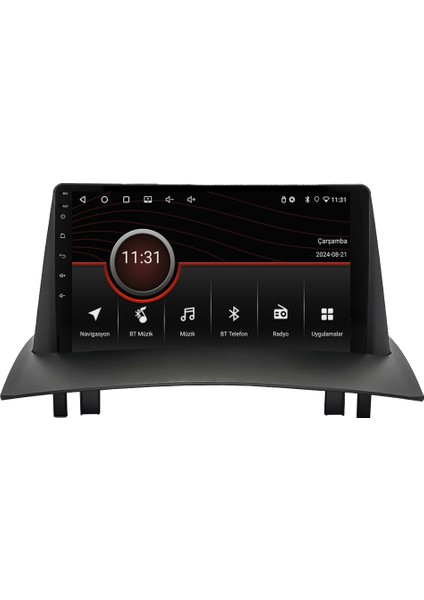 Renault Megane 2 (2004-2010) Android 14 Multimedya Carplay 10 Inch 4 GB Ram / 64 GB Hafıza CRV-4444XR