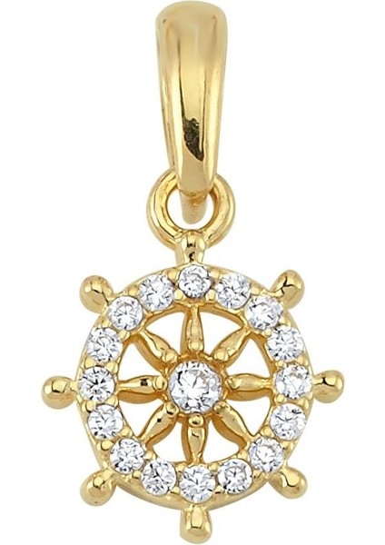 14 Ayar Altın Dümen Kolye Ucu 0,65 gr