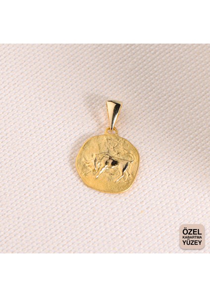 14 Ayar Altın Boğa Burç Kolye Ucu 2,10 gr fırsatları