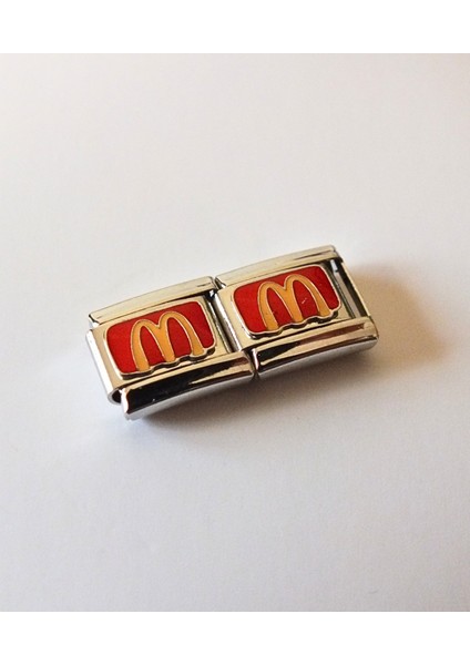 9 mm Çelik Mcdonald Charm (Fiyat Tek Adet Için Geçerlidir.)