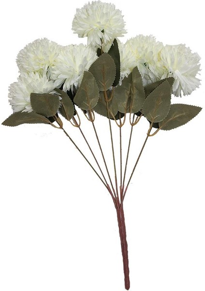 Yapay Kasımpatı Çiçeği Beyaz 45 cm
