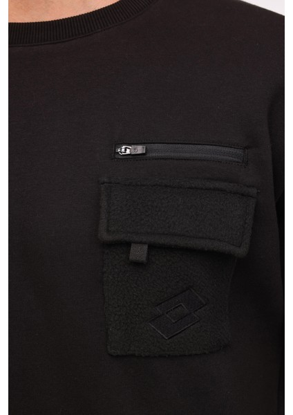 M-Colonel C Neck Swt 4pr Siyah Erkek Sweatshirt fırsatları