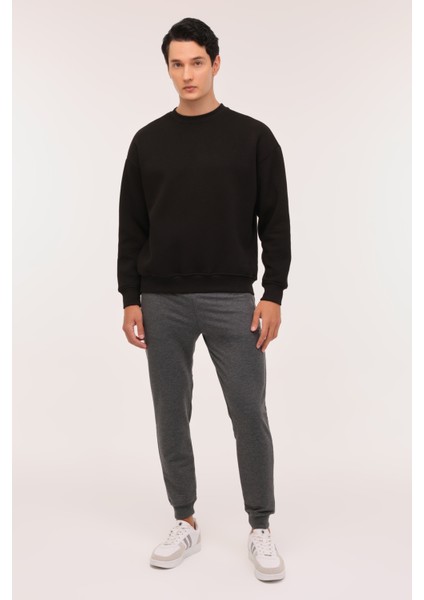 MB Ros 16HS108 4pr Sıyah Erkek Sweatshirt modelleri