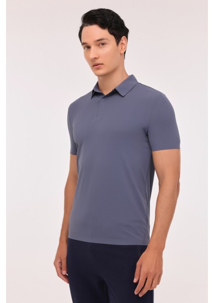 ml Hest 12C-QA1001 4fx Grı Erkek Kısa Kol T-Shirt