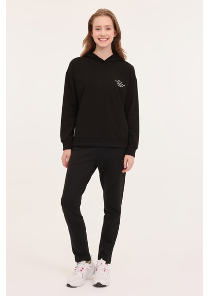 Wb Anna 17CT1179 4pr Sıyah Kadın Sweatshirt modelleri